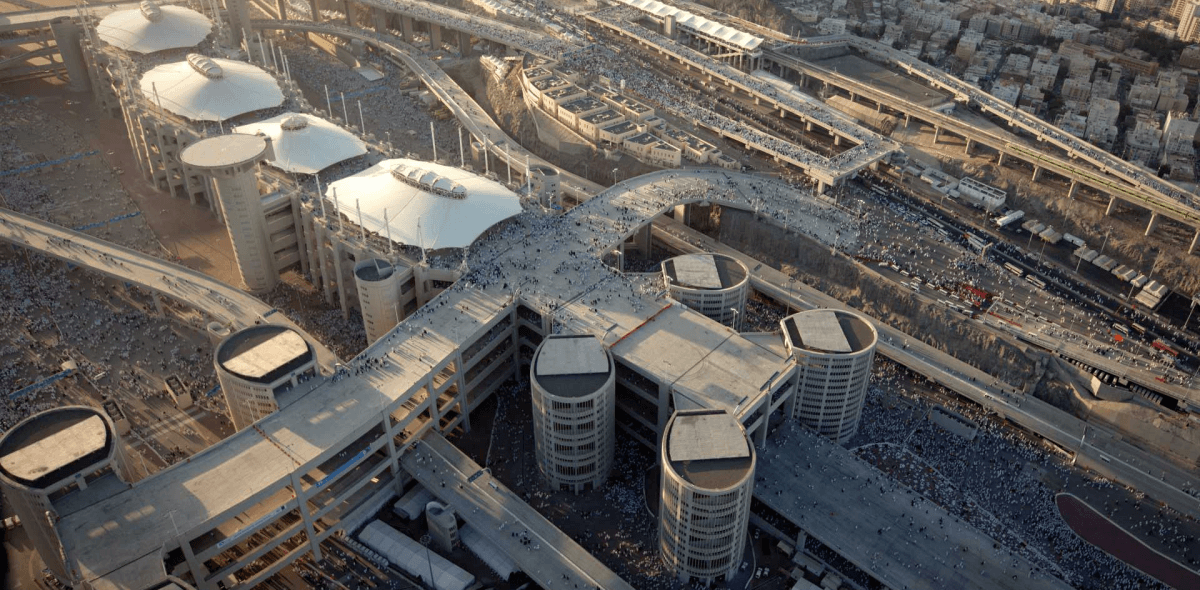 Jamarat – Stoning of the Devil – 3 Stone pillars